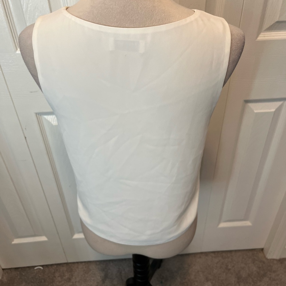 Babaton from Aritizia size S Elegant White Sleeveless Top - Picture 9 of 15
